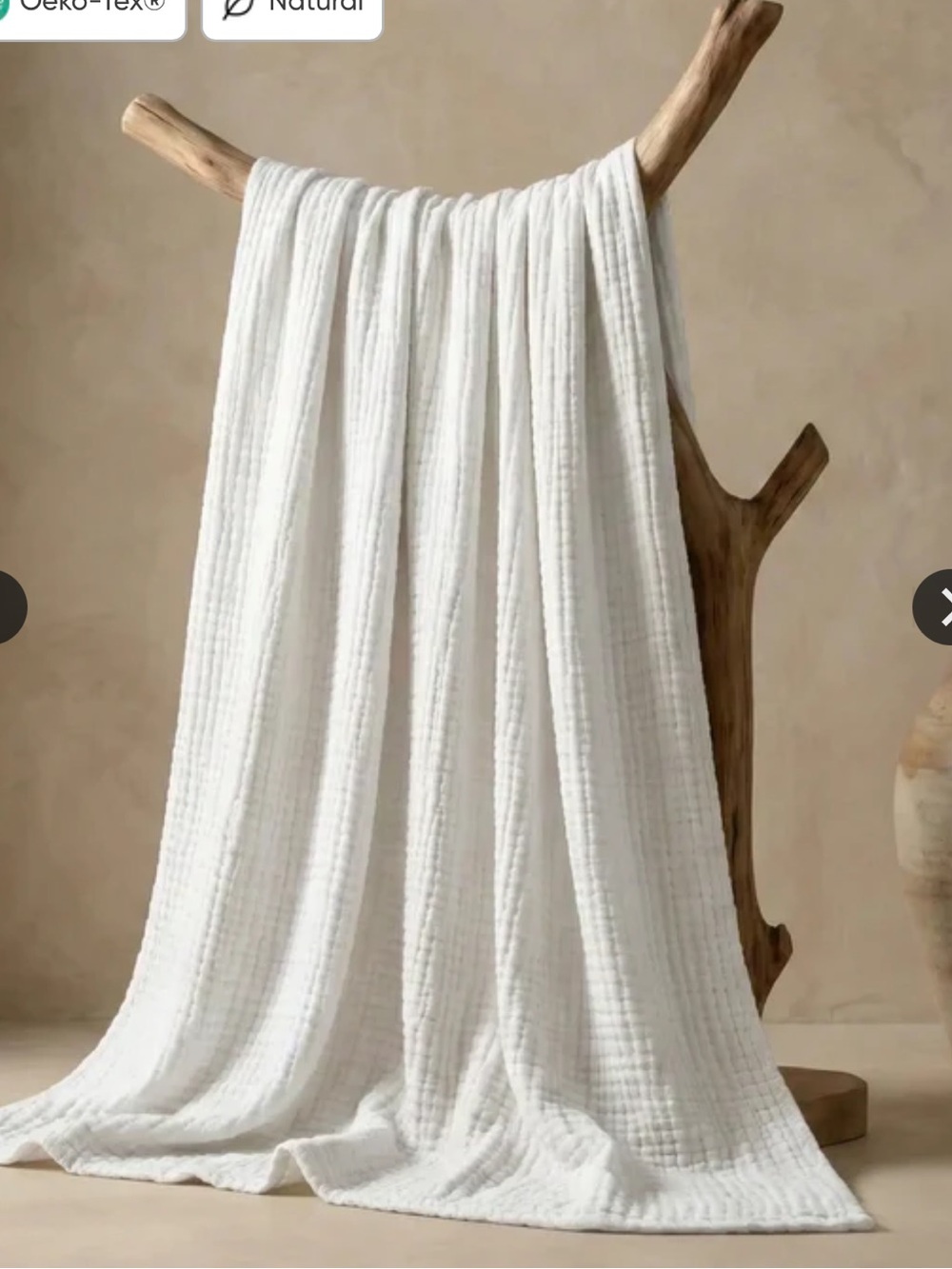The Muslin Blanket - 100% Muslin Cotton the fleece company
